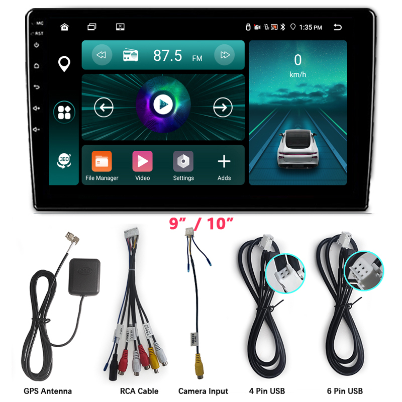 S2 Car Stereo Front View